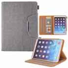 For iPad mini 6 / mini 2024 Hardware Buckle Smart Leather Tablet Case(Grey) - 1