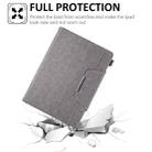 For iPad mini 6 / mini 2024 Hardware Buckle Smart Leather Tablet Case(Grey) - 3