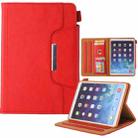 For iPad mini 6 / mini 2024 Hardware Buckle Smart Leather Tablet Case(Red) - 1