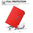 For iPad mini 6 / mini 2024 Hardware Buckle Smart Leather Tablet Case(Red) - 3