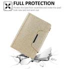 For iPad mini 6 / mini 2024 Hardware Buckle Smart Leather Tablet Case(Glitter Gold) - 3