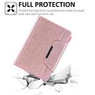 For iPad mini 6 / mini 2024 Hardware Buckle Smart Leather Tablet Case(Glitter Rose Gold) - 3