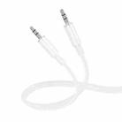 Borofone BL21 AUX 3.5mm Audio Adapter Cable, Length: 1m(White) - 1