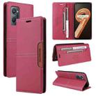 For Realme 9i GQUTROBE G01 RFID Anti-theft Leather Phone Case(Red) - 1