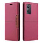 For Realme 9i GQUTROBE G01 RFID Anti-theft Leather Phone Case(Red) - 2