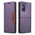 For Realme 9i GQUTROBE G01 RFID Anti-theft Leather Phone Case(Purple) - 2