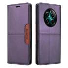 For Realme 12+ GQUTROBE G01 RFID Anti-theft Leather Phone Case(Purple) - 2