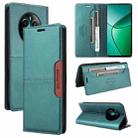 For Realme 12+ GQUTROBE G01 RFID Anti-theft Leather Phone Case(Green) - 1