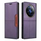 For Realme 12 Pro+ GQUTROBE G01 RFID Anti-theft Leather Phone Case(Purple) - 2