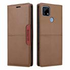 For Realme C15 GQUTROBE G01 RFID Anti-theft Leather Phone Case(Brown) - 2