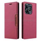 For Realme C53 4G GQUTROBE G01 RFID Anti-theft Leather Phone Case(Red) - 2