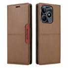 For Realme C53 4G GQUTROBE G01 RFID Anti-theft Leather Phone Case(Brown) - 2