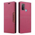 For OPPO A53 / A53s GQUTROBE G01 RFID Anti-theft Leather Phone Case(Red) - 2