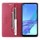 For OPPO A53 / A53s GQUTROBE G01 RFID Anti-theft Leather Phone Case(Red) - 3