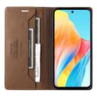 For OPPO A58 4G GQUTROBE G01 RFID Anti-theft Leather Phone Case(Brown) - 3