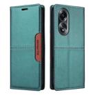 For OPPO A58 4G GQUTROBE G01 RFID Anti-theft Leather Phone Case(Green) - 2