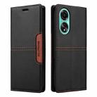 For OPPO A78 4G GQUTROBE G01 RFID Anti-theft Leather Phone Case(Black) - 2