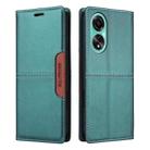 For OPPO A78 4G GQUTROBE G01 RFID Anti-theft Leather Phone Case(Green) - 2