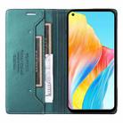 For OPPO A78 4G GQUTROBE G01 RFID Anti-theft Leather Phone Case(Green) - 3