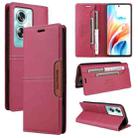 For OPPO A79 5G GQUTROBE G01 RFID Anti-theft Leather Phone Case(Red) - 1