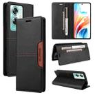 For OPPO A79 5G GQUTROBE G01 RFID Anti-theft Leather Phone Case(Black) - 1