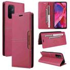 For OPPO A93 5G / A54 5G GQUTROBE G01 RFID Anti-theft Leather Phone Case(Red) - 1