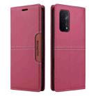 For OPPO A93 5G / A54 5G GQUTROBE G01 RFID Anti-theft Leather Phone Case(Red) - 2