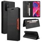 For OPPO A93 5G / A54 5G GQUTROBE G01 RFID Anti-theft Leather Phone Case(Black) - 1