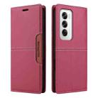 For OPPO Reno12 5G Global GQUTROBE G01 RFID Anti-theft Leather Phone Case(Red) - 2