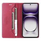 For OPPO Reno12 5G Global GQUTROBE G01 RFID Anti-theft Leather Phone Case(Red) - 3