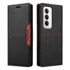 For OPPO Reno12 5G Global GQUTROBE G01 RFID Anti-theft Leather Phone Case(Black) - 2