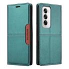 For OPPO Reno12 5G Global GQUTROBE G01 RFID Anti-theft Leather Phone Case(Green) - 2
