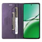 For OPPO Reno12 F 5G GQUTROBE G01 RFID Anti-theft Leather Phone Case(Purple) - 3