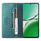 For OPPO Reno12 F 5G GQUTROBE G01 RFID Anti-theft Leather Phone Case(Green) - 3