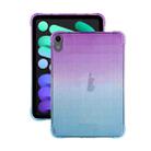 For iPad mini 6 / mini 2024 Square Gradient TPU Tablet Case(Purple Gradient Green) - 1