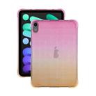 For iPad mini 6 / mini 2024 Square Gradient TPU Tablet Case(Pink Gradient Yellow) - 1