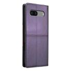 For Google Pixel 7a GQUTROBE G01 RFID Anti-theft Leather Phone Case(Purple) - 3