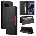 For Google Pixel 8 GQUTROBE G01 RFID Anti-theft Leather Phone Case(Black) - 1