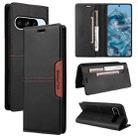 For Google Pixel 8 Pro GQUTROBE G01 RFID Anti-theft Leather Phone Case(Black) - 1
