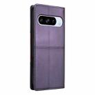 For Google Pixel 8 Pro GQUTROBE G01 RFID Anti-theft Leather Phone Case(Purple) - 3