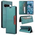 For Google Pixel 8 Pro GQUTROBE G01 RFID Anti-theft Leather Phone Case(Green) - 1