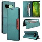 For Google Pixel 8a GQUTROBE G01 RFID Anti-theft Leather Phone Case(Green) - 1