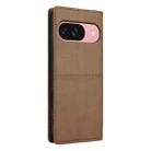 For Google Pixel 9 / 9 Pro GQUTROBE G01 RFID Anti-theft Leather Phone Case(Brown) - 3