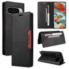 For Google Pixel 9 Pro XL GQUTROBE G01 RFID Anti-theft Leather Phone Case(Black) - 1