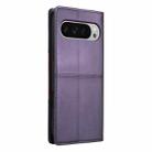 For Google Pixel 9 Pro XL GQUTROBE G01 RFID Anti-theft Leather Phone Case(Purple) - 3