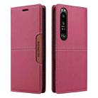 For Sony Xperia 1 III GQUTROBE G01 RFID Anti-theft Leather Phone Case(Red) - 2