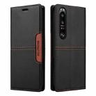 For Sony Xperia 1 III GQUTROBE G01 RFID Anti-theft Leather Phone Case(Black) - 2