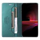 For Sony Xperia 1 III GQUTROBE G01 RFID Anti-theft Leather Phone Case(Green) - 3