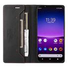 For Sony Xperia 1 IV GQUTROBE G01 RFID Anti-theft Leather Phone Case(Black) - 3