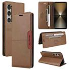 For Sony Xperia 1 VI GQUTROBE G01 RFID Anti-theft Leather Phone Case(Brown) - 1